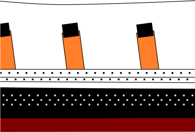 Titanic Clipart Svg - Titanic Drawing Ship (640x480), Png Download