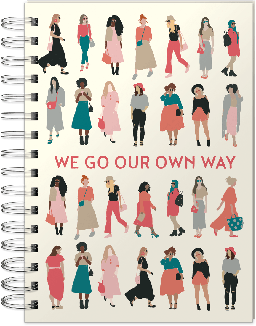 Yes She Can Spiral Journal - Paper (1200x1200), Png Download