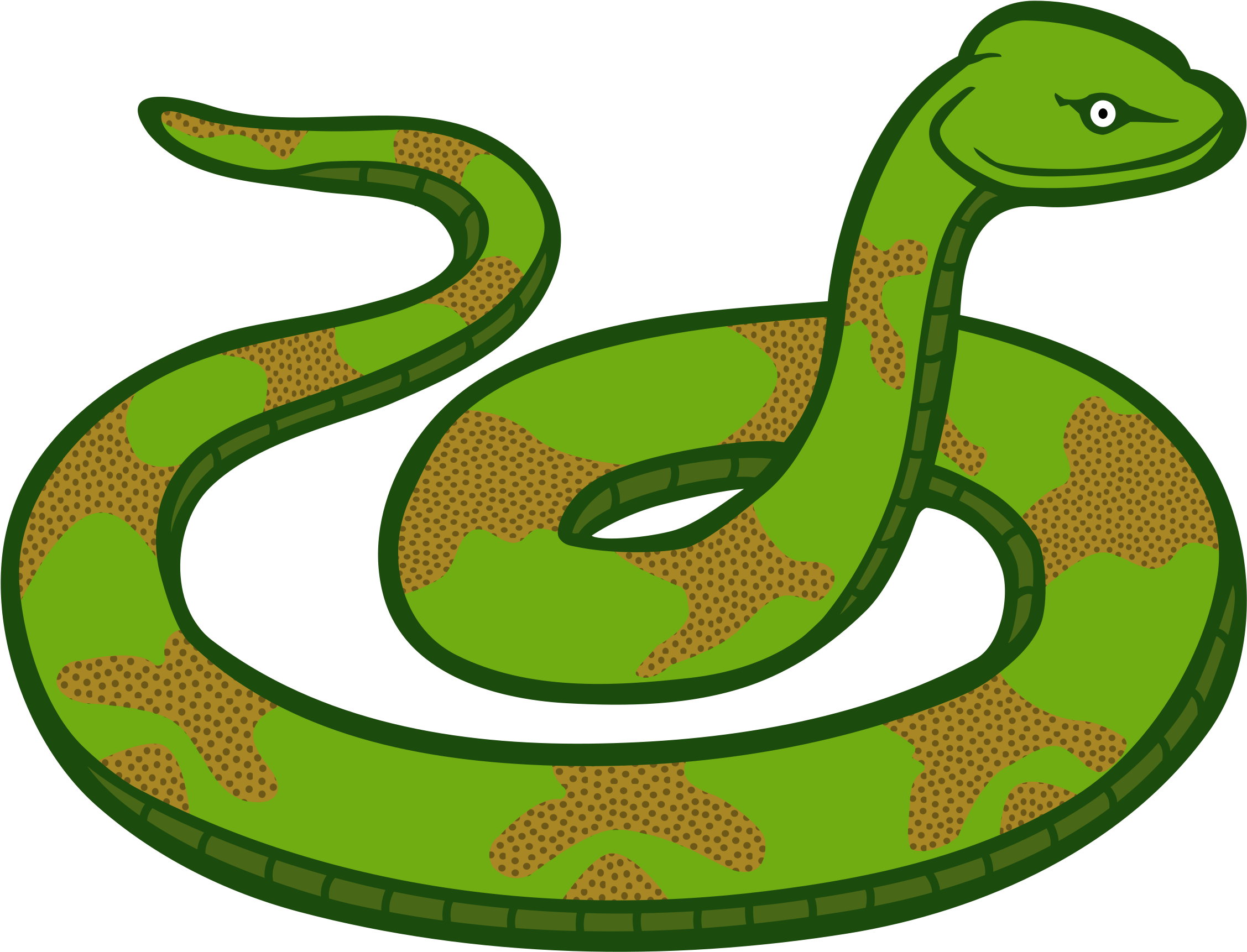Scary Snake Clipart At Getdrawings - Snake Clipart Transparent Background (2400x1867), Png Download