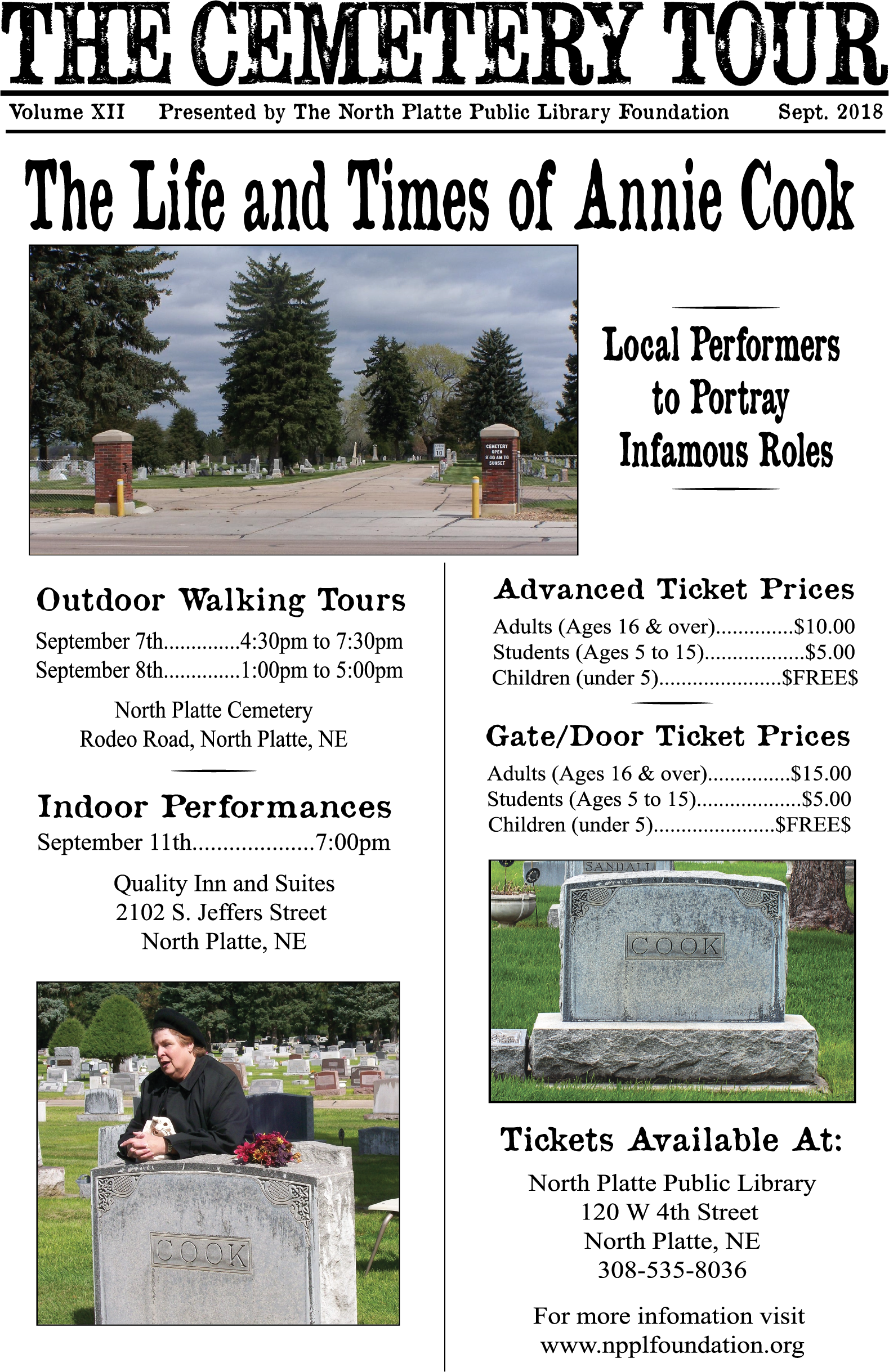 2018 Cemetery Tour Information - Tree (1579x2438), Png Download