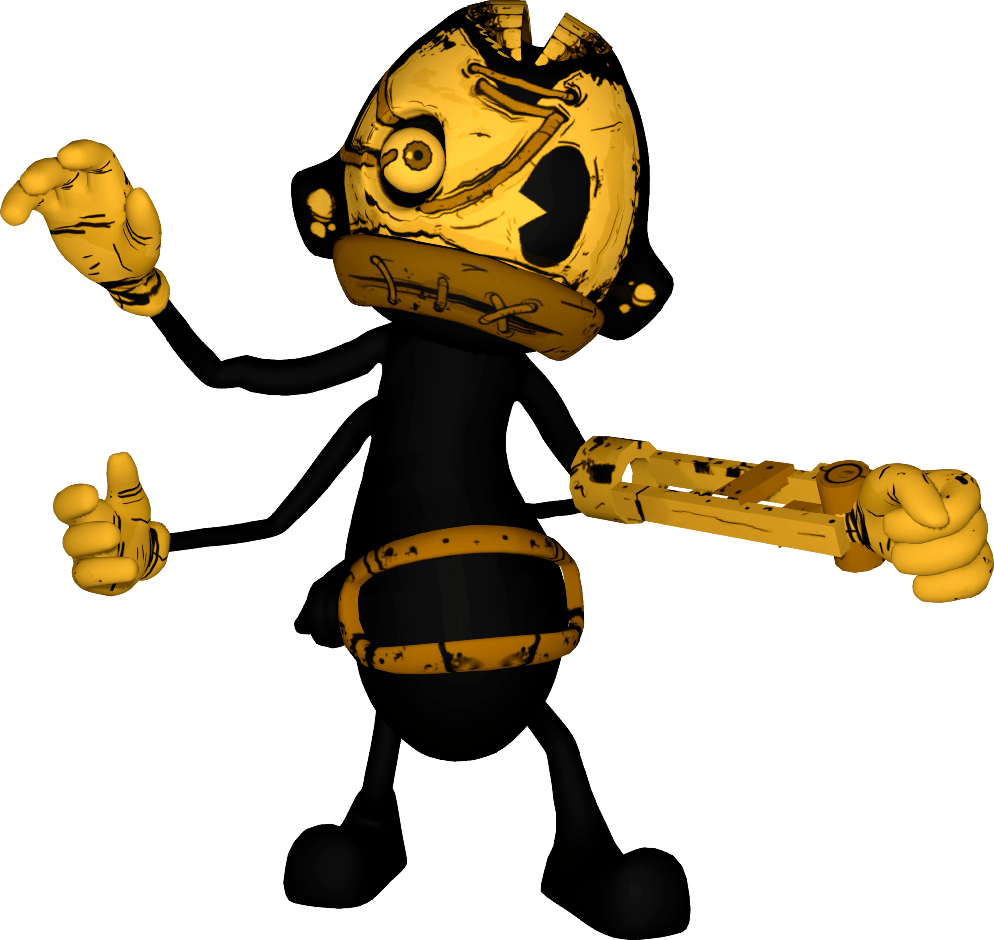 Striker Bendy And Ink Machine Wiki Fandom Powered - Striker Bendy And The Ink Machine (2000x1891), Png Download