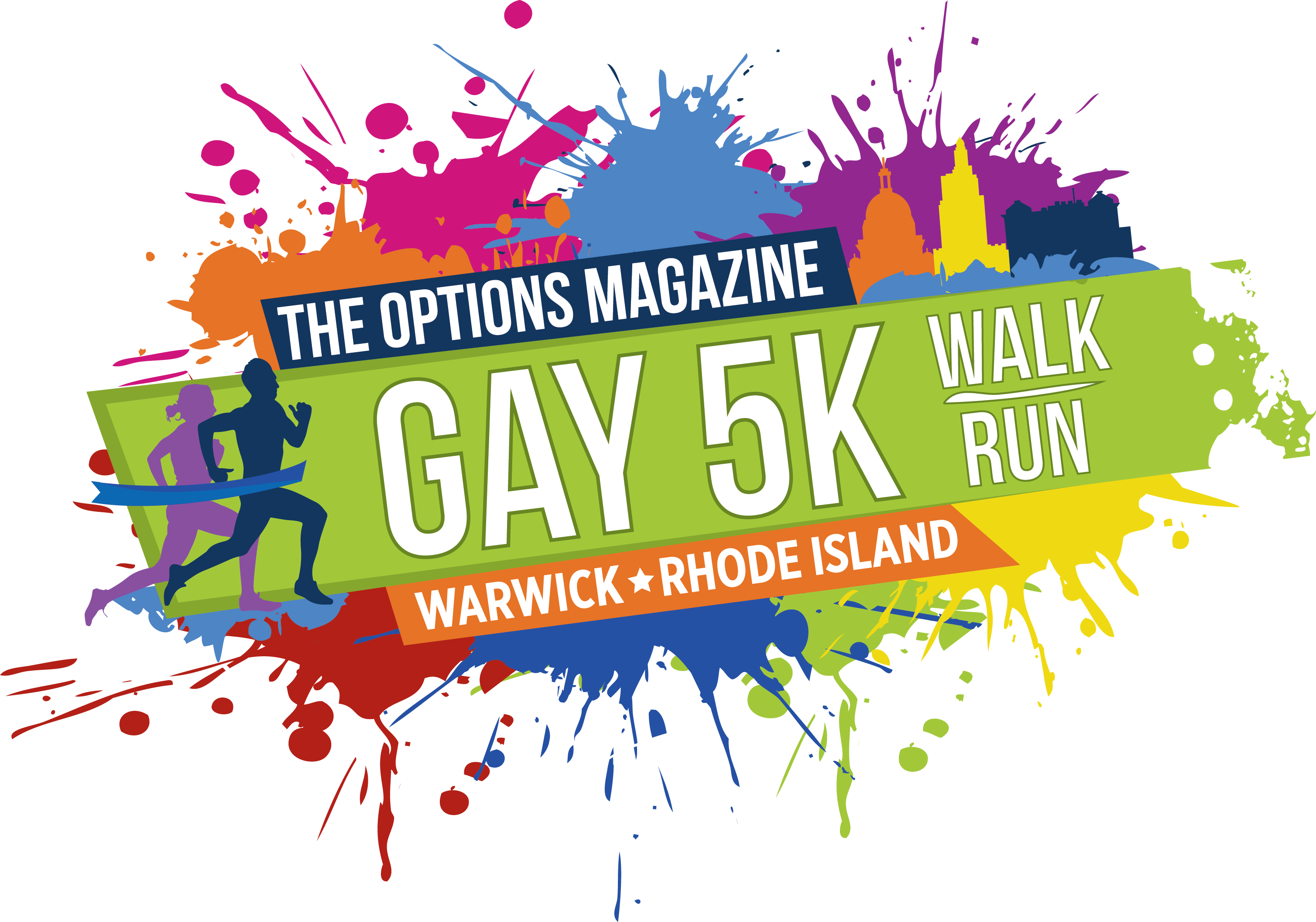The Gay 5k Run/walk - Graphic Design (3016x2113), Png Download