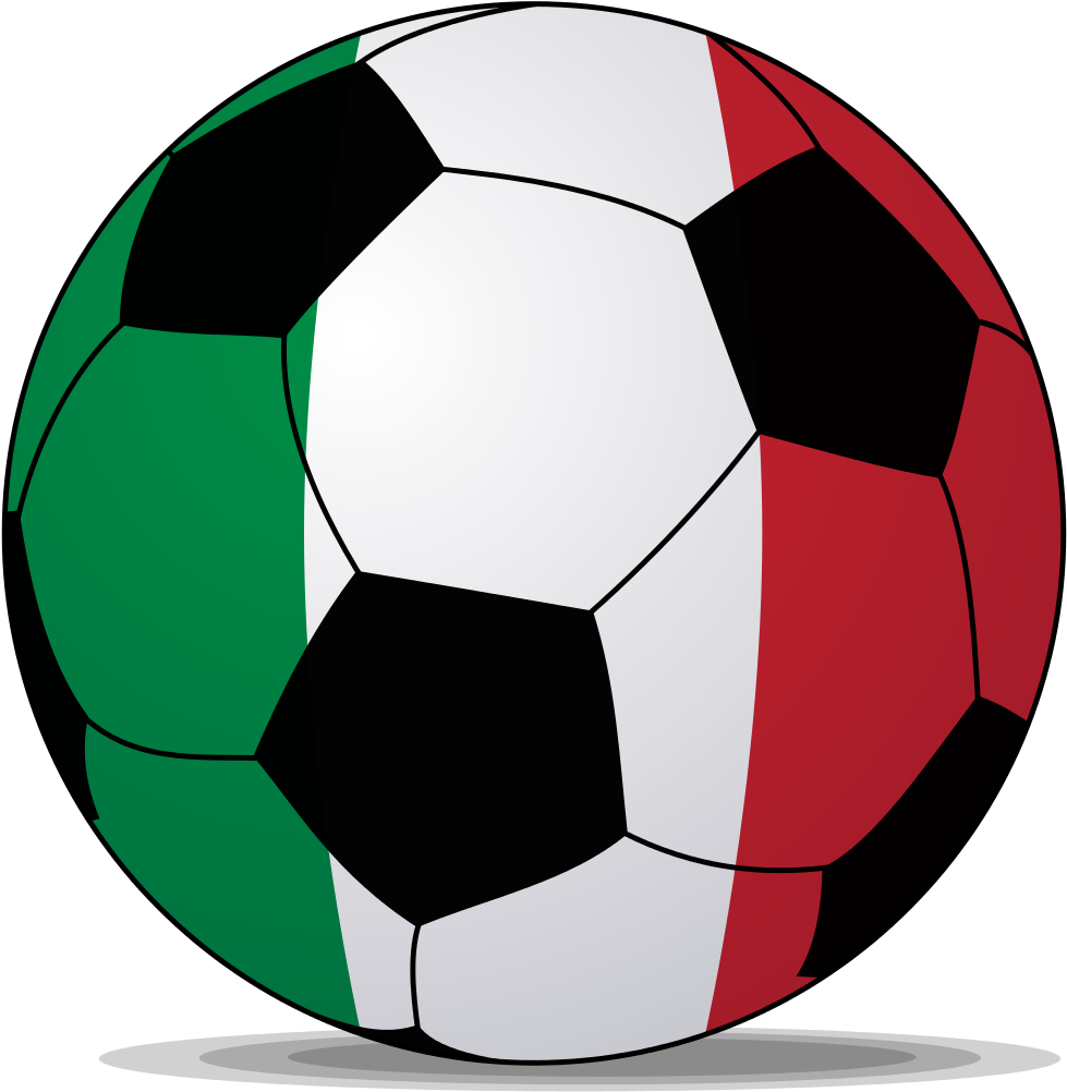 File - Soccerball Italy - Svg - Italy Soccer Ball Png (1024x1024), Png Download