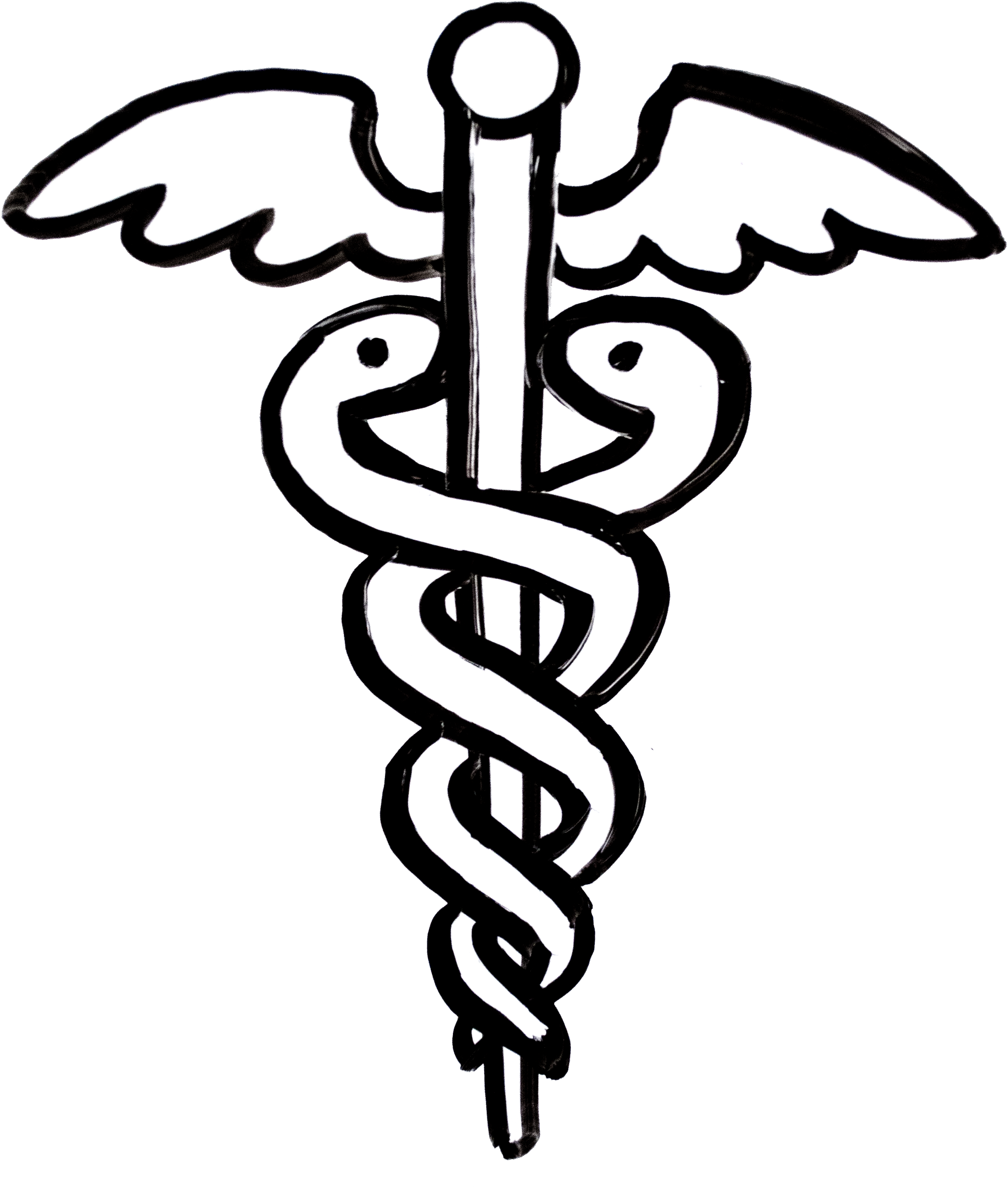 Caduceus - Simbolo Psiquiatria Vetor (2616x3304), Png Download