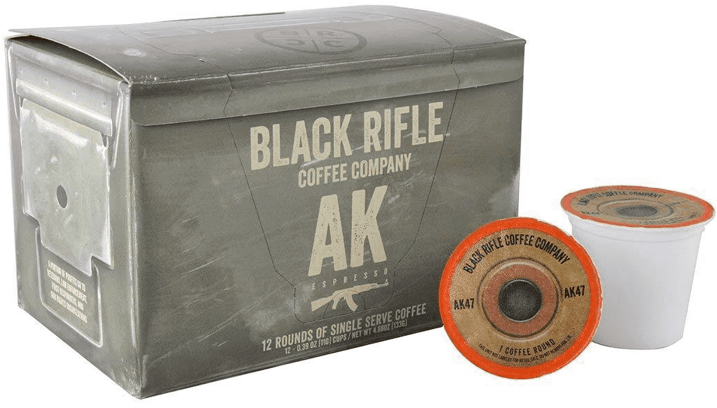 Ak-47 Espresso Blend Coffee Rounds - Black Rifle Coffee Dp (1200x1200), Png Download