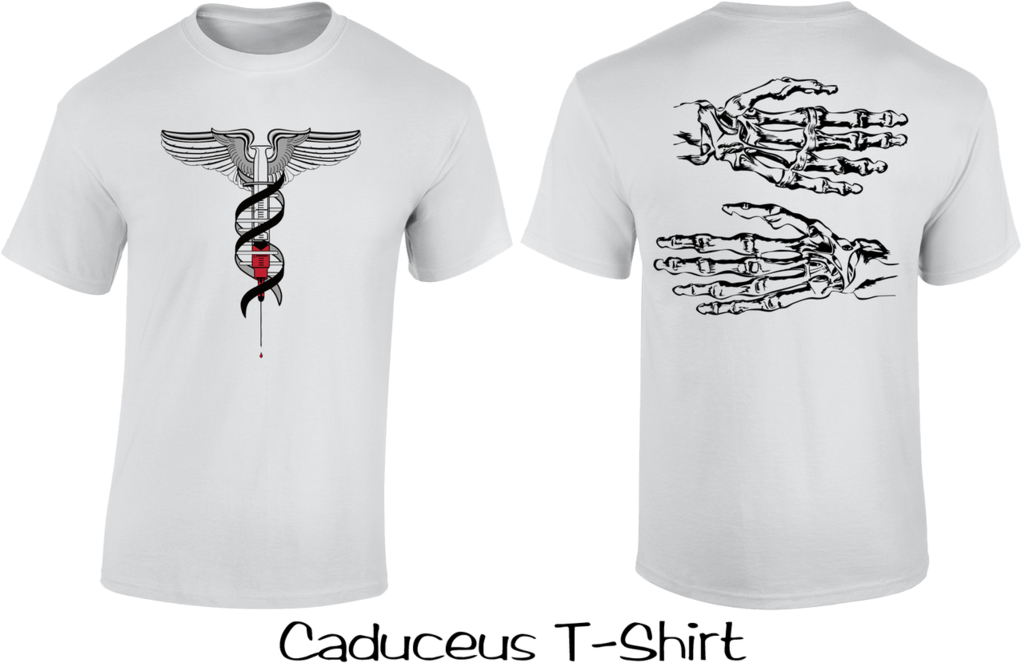 Caduceus T Shirts - Active Shirt (1024x670), Png Download