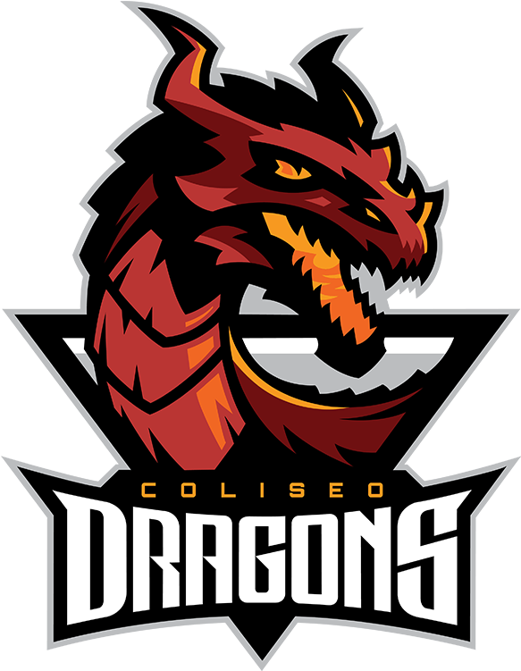 Coliseo Dragons Png (750x750), Png Download