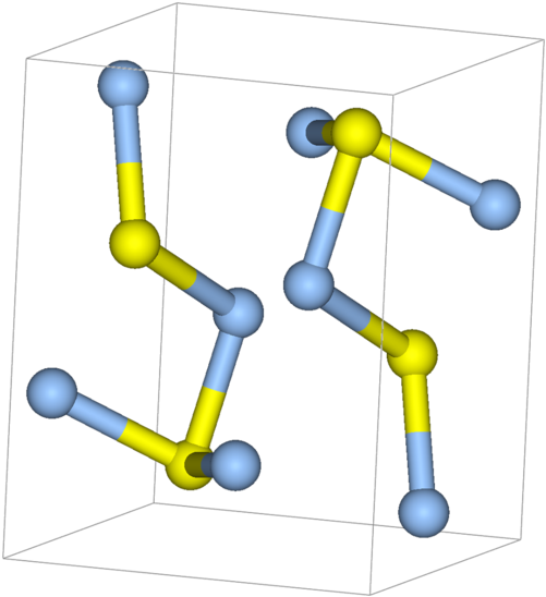 Argentite Unit Cell 3d Balls - Argentite (552x599), Png Download