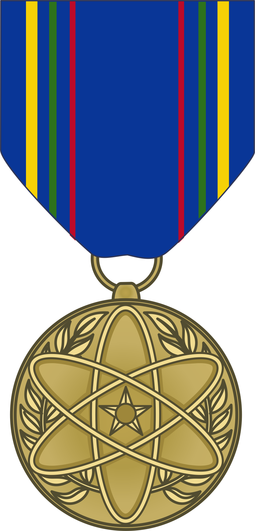 Aftac Personnel Awarded Nuclear Deterrence Medal - Nuclear Deterrence Operations Service Medal (835x1734), Png Download