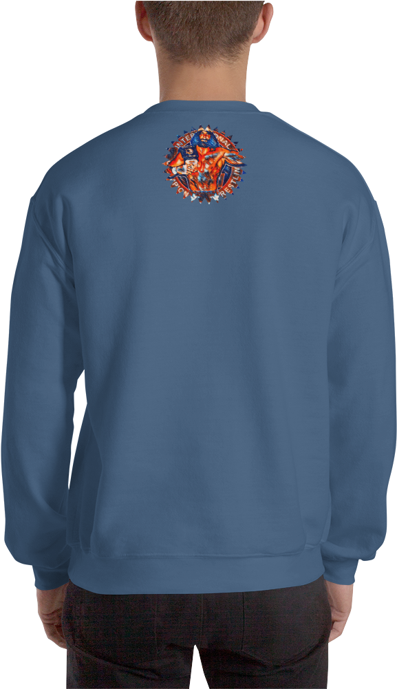 Image Of Icw Gold W/macho Back Logo Heavyweight Sweatshirt - Sweatshirt (1000x1000), Png Download