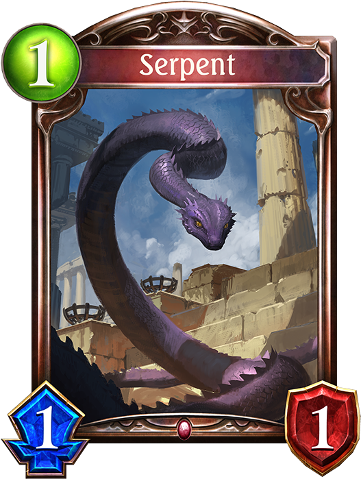 Base - Serpent Shadowverse (536x698), Png Download
