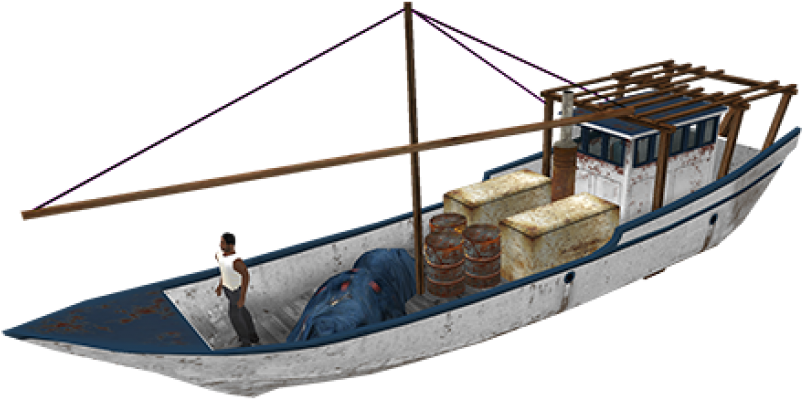 Fishing Boat Generic - Jollyboat (987x621), Png Download