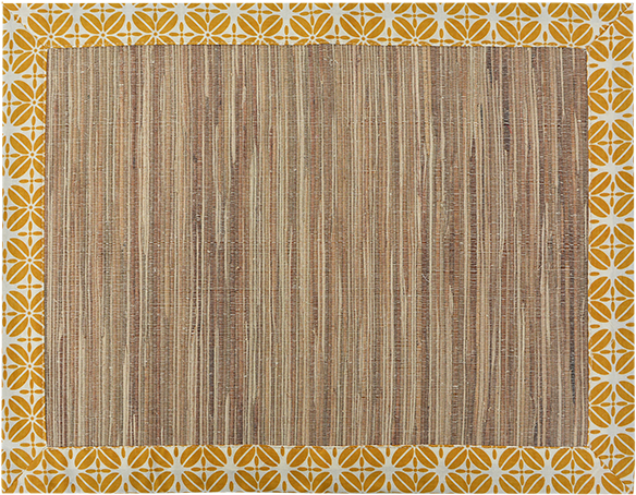 Coffee Bean Turmeric Waterlily Placemat, Set Of - Motif (600x600), Png Download
