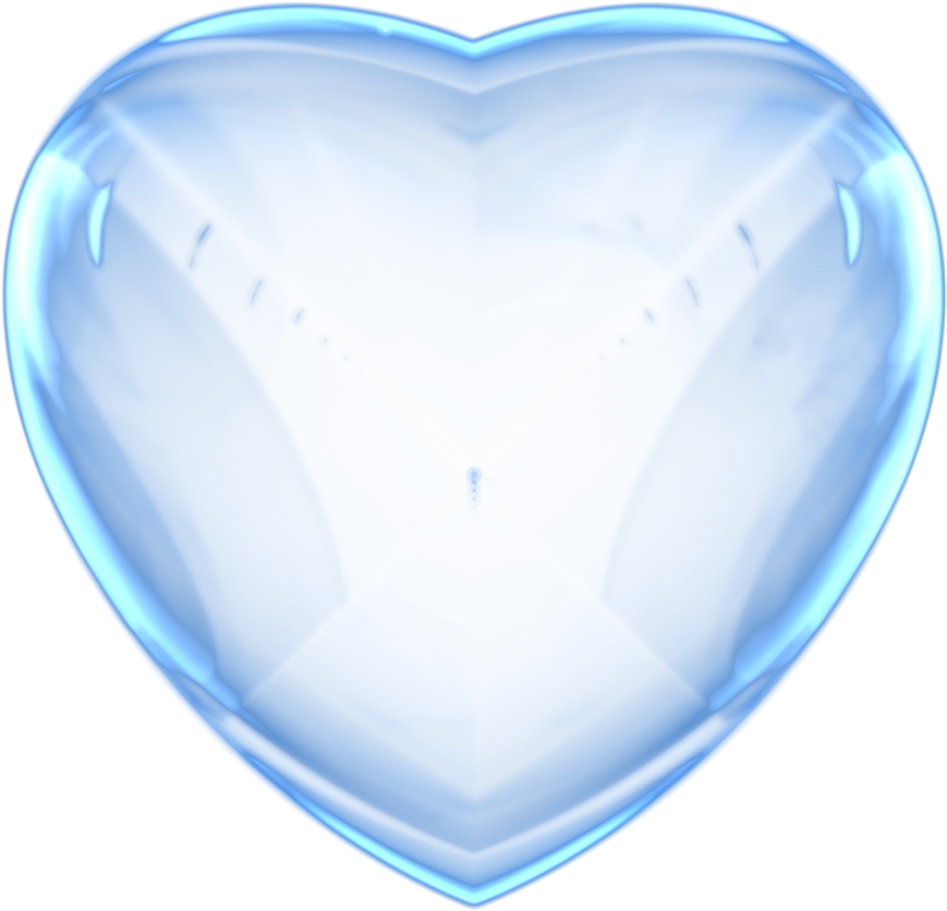 Glass Heart Png - Heart (1095x730), Png Download