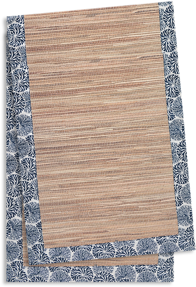 Tumbleweed Indigo Waterlily Runner - Wood (600x600), Png Download
