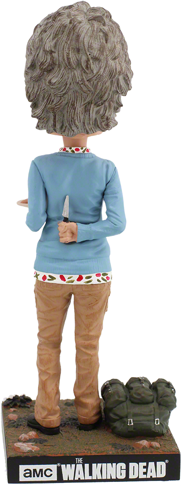 Carol The Walking Dead Bobblehead - Walking Dead (500x1005), Png Download