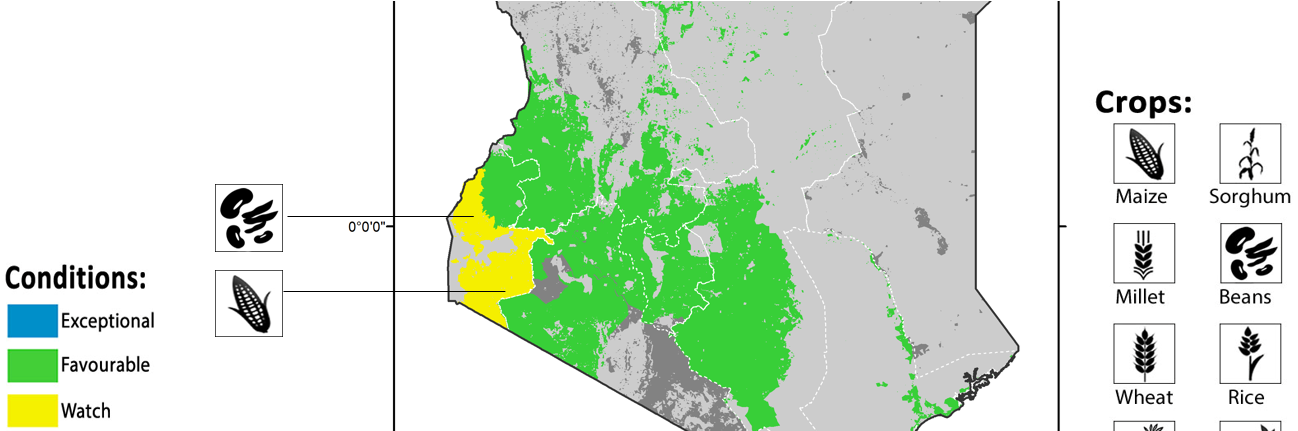 Crop Conditions Synthesis October - Atlas (1340x430), Png Download