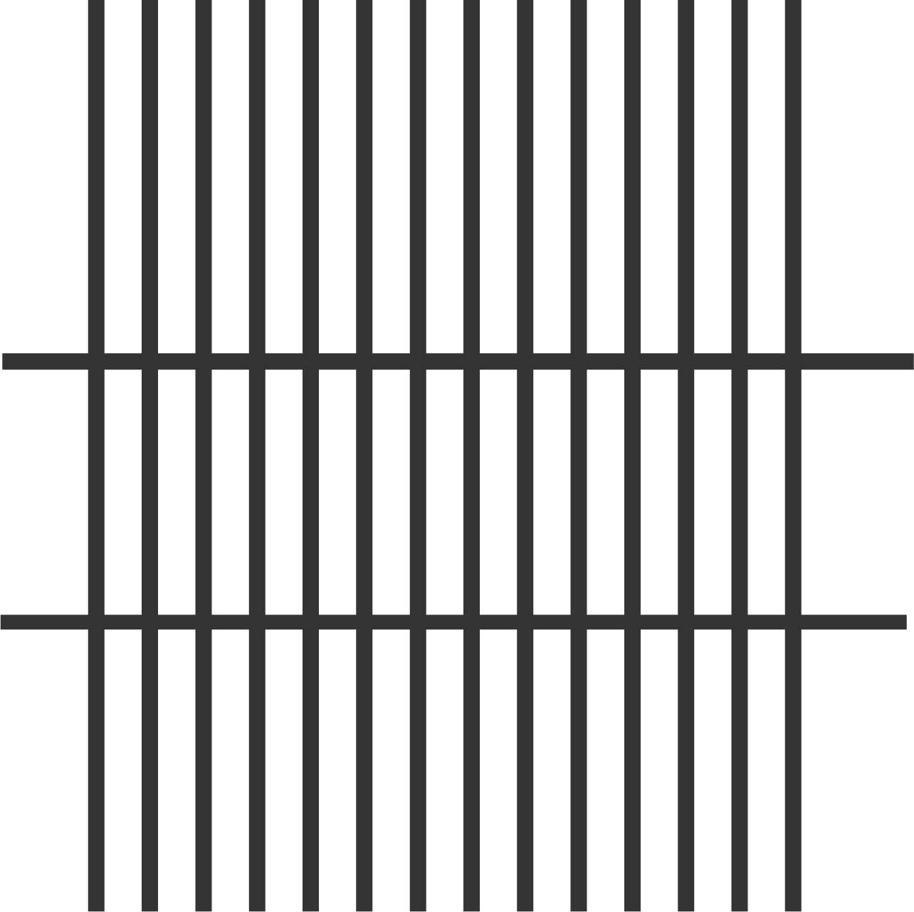 Jail - Monochrome (1284x1281), Png Download