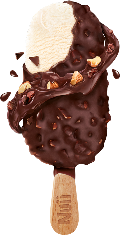 Dark Choc Almond - Ice Cream Bar (612x943), Png Download