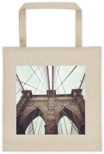 Brooklyn Bridge Tote - Brooklyn Bridge (600x600), Png Download