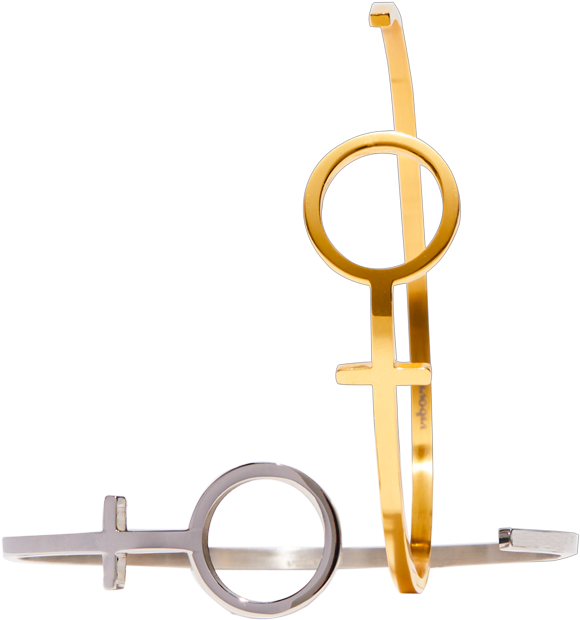 Venus Bangle - Circle (951x1015), Png Download