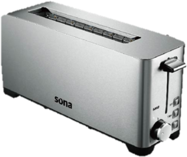 Sona Toaster St-1012 - Electronics (640x541), Png Download