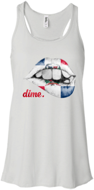 Dominican Women's Flowy Racerback Tank - Shirt (640x640), Png Download