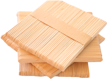 New Creative Colored Craft Diy House Ice Cream Popsicle - Plywood (750x750), Png Download