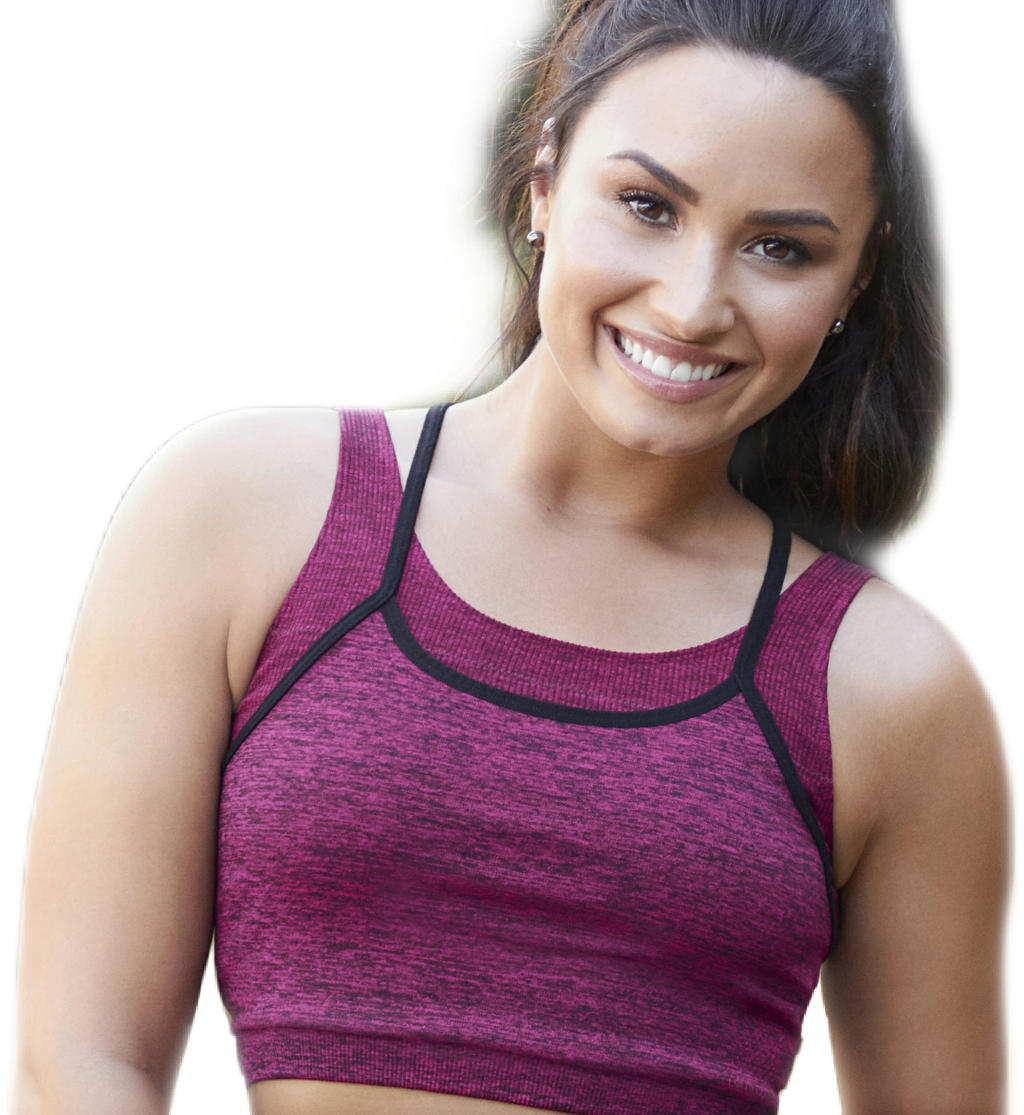 Demilovato Sticker - Brassiere (1024x1115), Png Download