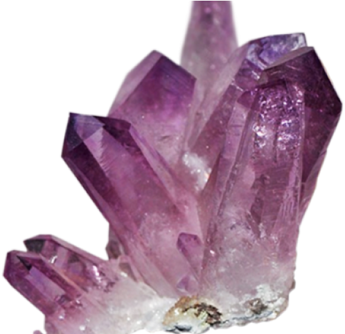 Drawn Crystals Amethyst Crystal - Gema Cristales De Amatista (640x480), Png Download