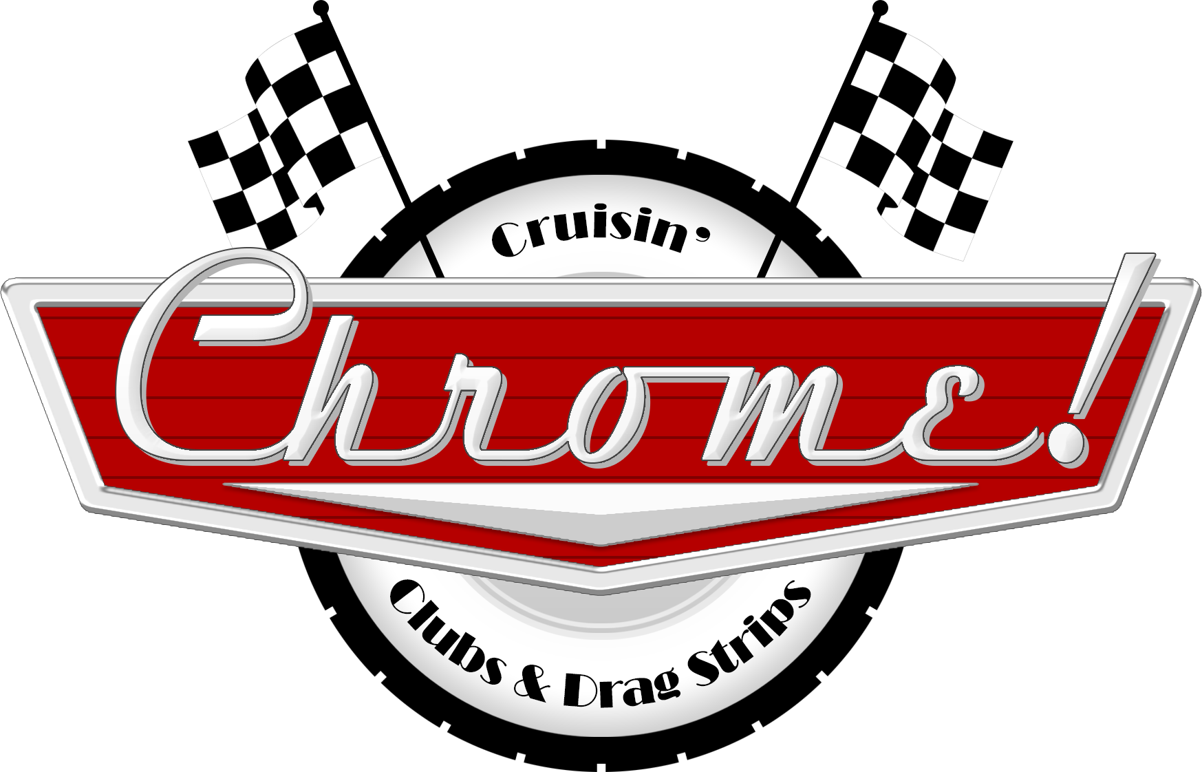 Chrome-logo - Checkered Flag Bunting Clipart (1747x1122), Png Download