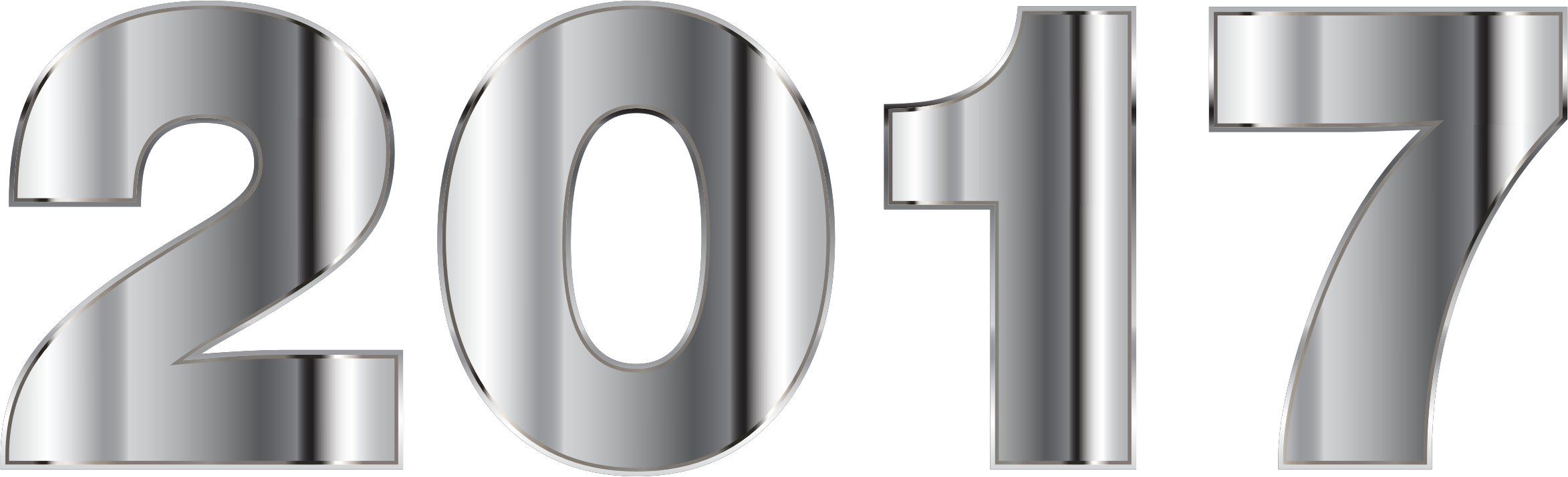 This Free Icons Png Design Of Chrome 2017 Typography (2346x714), Png Download