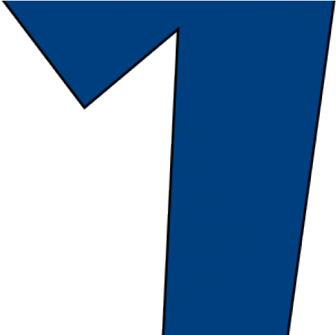 Number One Clipart (640x480), Png Download