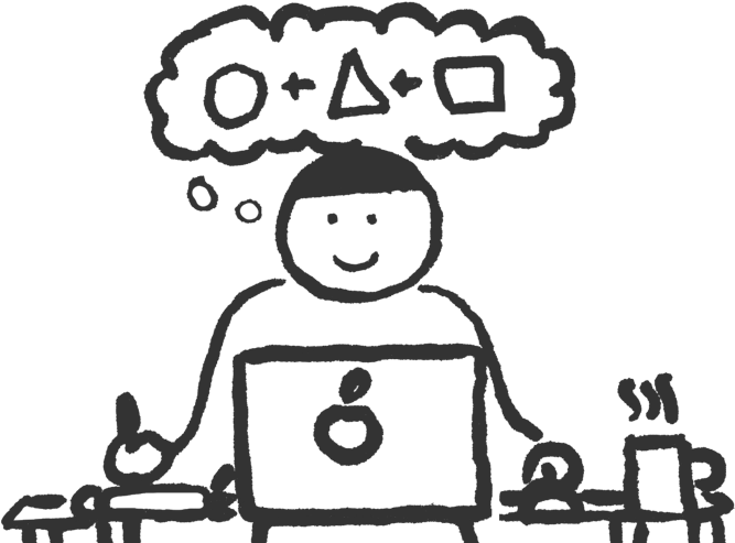 Happy People Are More Productive - Cartoon (1104x566), Png Download