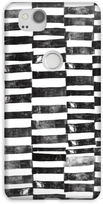 Black Painted Lines Case Pixel - Smartphone (484x800), Png Download