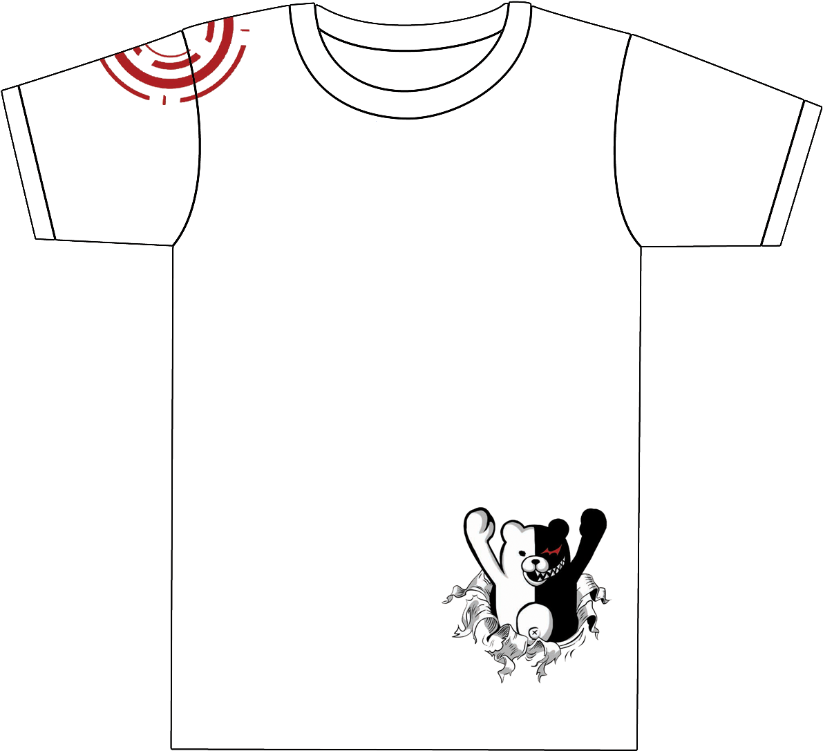 Peek A Bear T Shirt - ダンガン ロンパ オリジナル サウンド トラック (1205x1098), Png Download