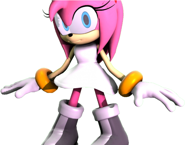 Sonic The Hedgehog Clipart Amy Rose - Cartoon (640x480), Png Download