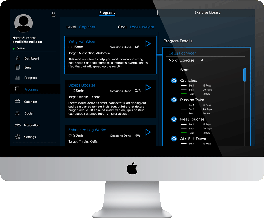 Top Workout Program - Imac 21.5 Inch Computer (1200x800), Png Download
