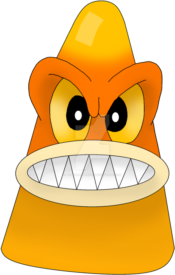 Candy Corn Png - Cuphead All Mini Bosses (735x1087), Png Download