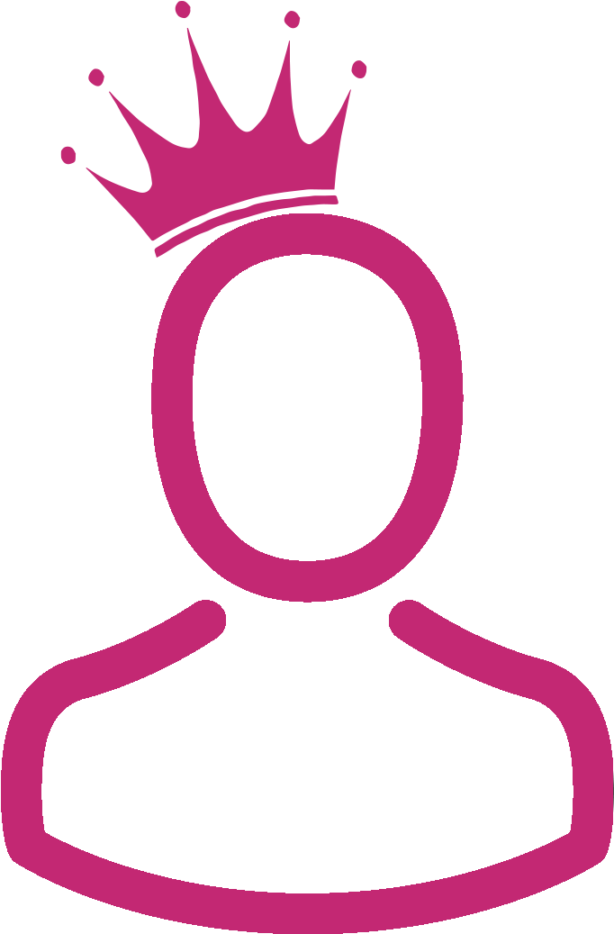 Pink Boxing Gloves Clipart - Circle (682x1037), Png Download