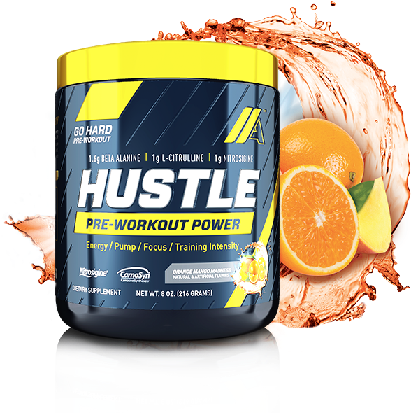 Api Hustle Pre-workout Orange Mango - Api Hustle Pre Workout (616x604), Png Download