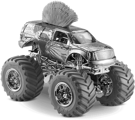 Mohawk Warrior - Monster Truck (892x407), Png Download