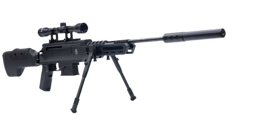 Black Ops Sniper Pellet Gun (1024x571), Png Download