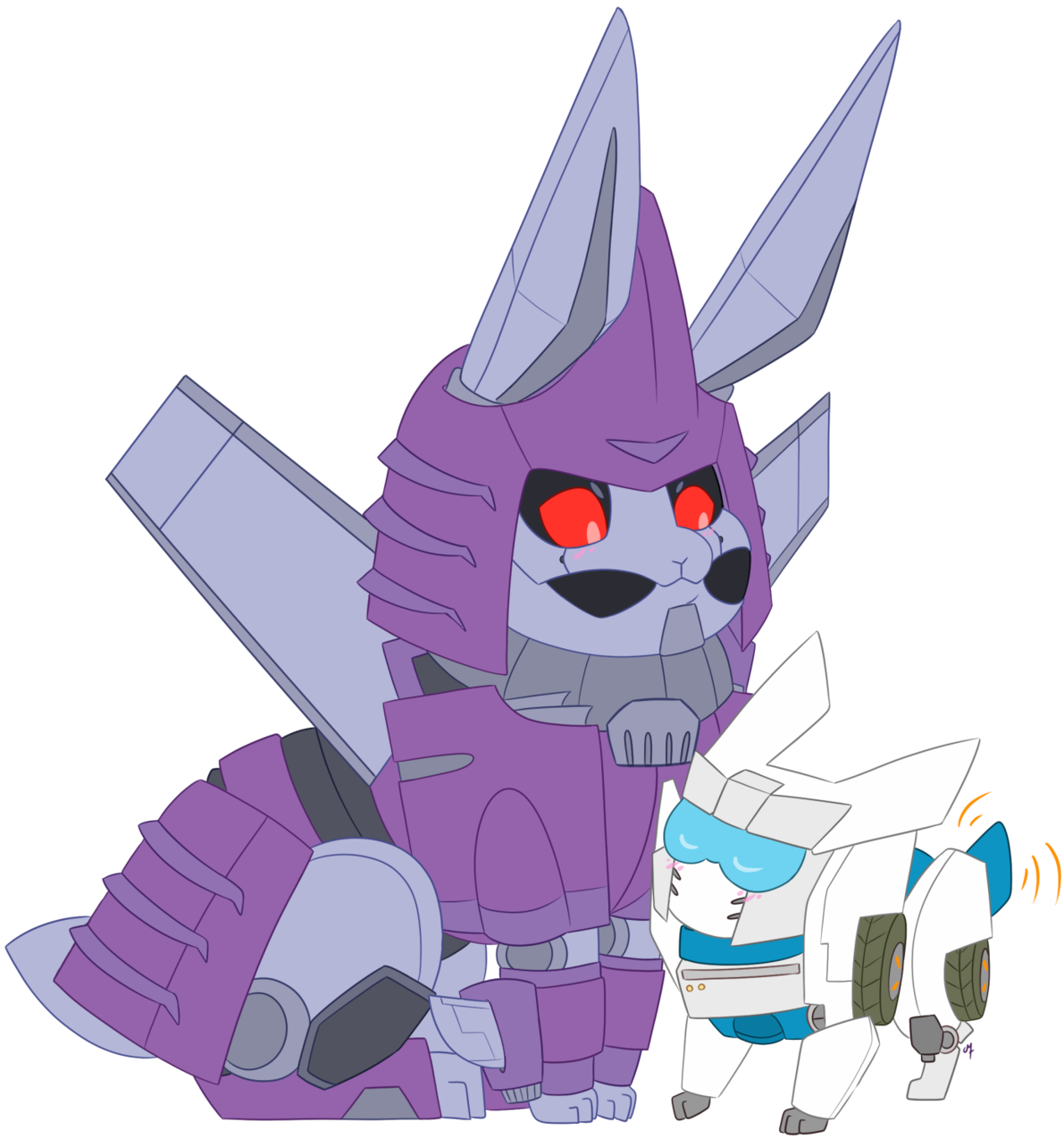 Oo' The Original Post Disappeared Welp - Cartoon (1280x1280), Png Download