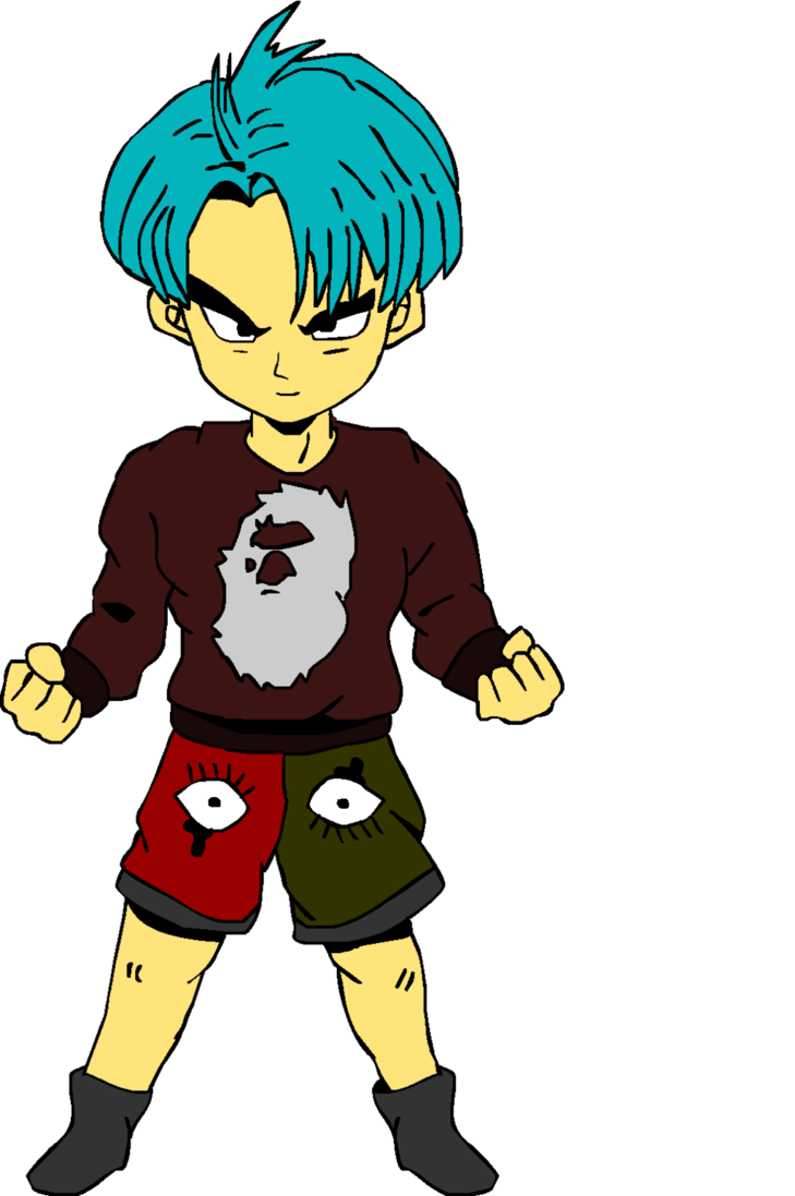 Trunks X Bape By Therealsgtrain - Trunks Bape (729x1097), Png Download