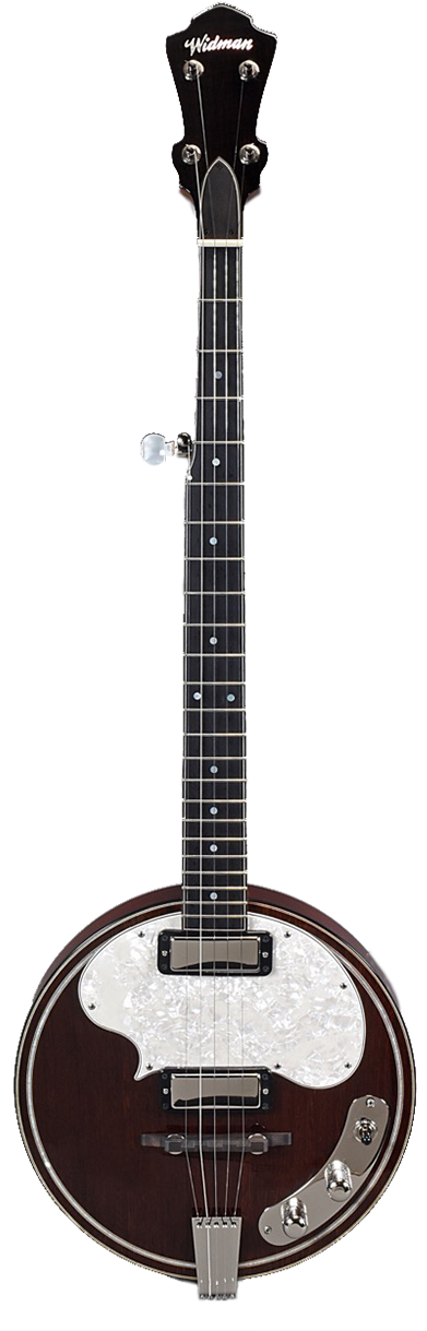 Electric Banjo - Acoustic Guitar (390x1250), Png Download