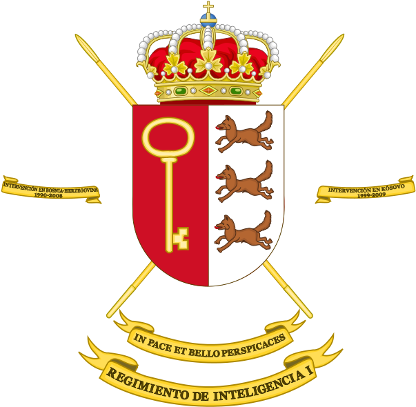 Intelligence Regiment No 1, Spanish Army - Coat Of Arms Nsa (607x599), Png Download