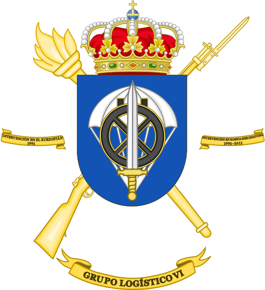 Logistics Group Vi , Spanish Army - Coat Of Arms Cuesta (543x599), Png Download