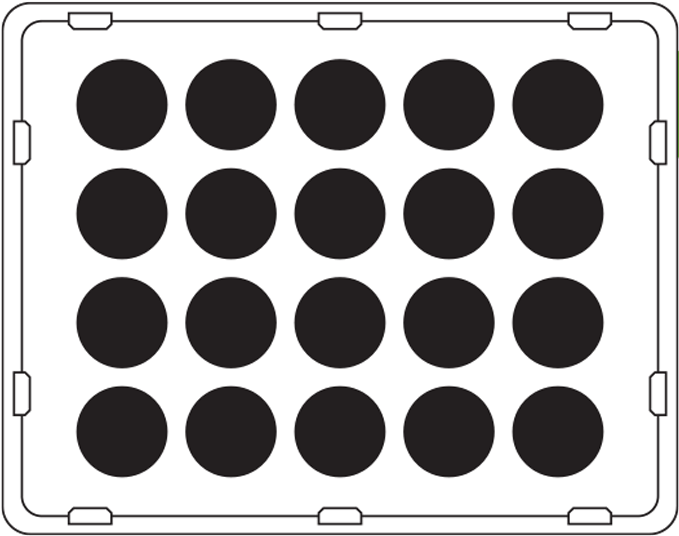 Domino For 6 Ml Glass Injection Vials - Spiroglyphics Around The World (678x700), Png Download