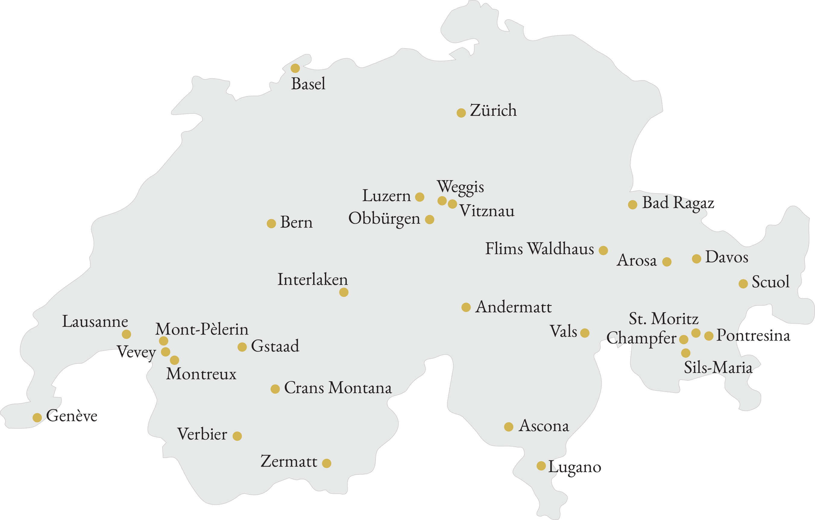 Ort Hotel - Jungfrau Region Map (2704x1725), Png Download